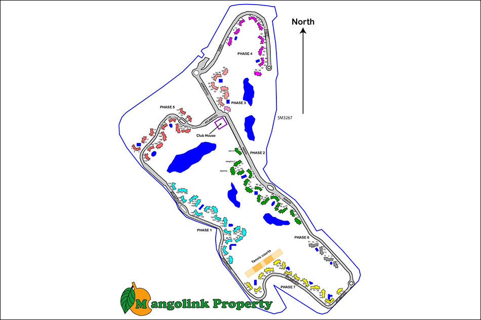 Layout of Riquelmi Golf Resort