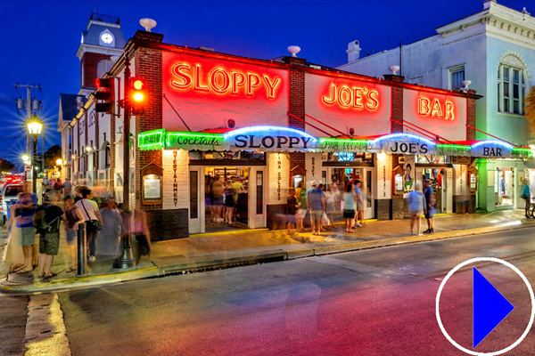 view of the outside of Sloppy Joe's Bar