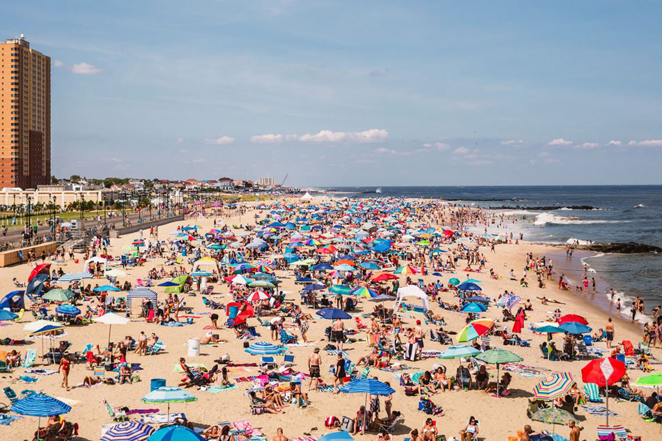 Beach at Asbury park