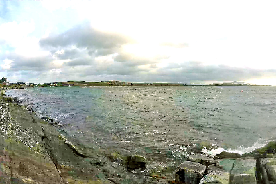 bays loch berneray in outer hebrides                          
