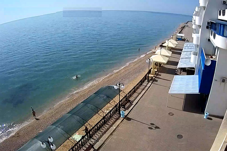 beach at kacha in crimea