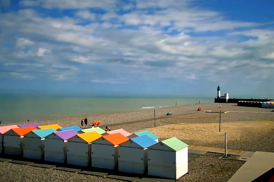 beach at le treport