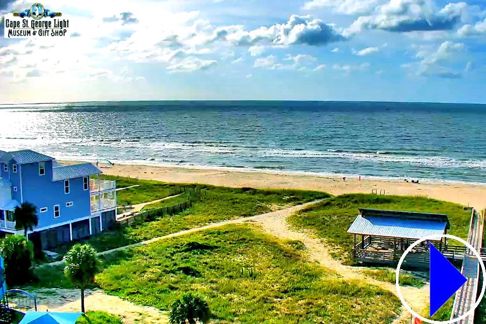 beach on st george island