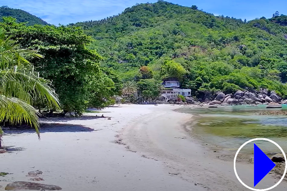 crystal bay beach on koh samui