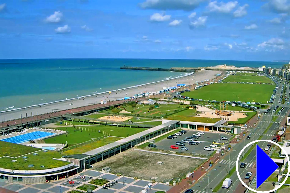 beach at biarritz