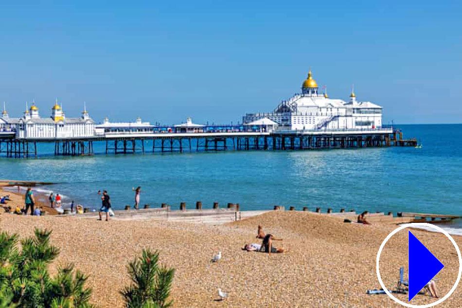 eastbourne beach and pier