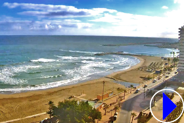 fuengirola boliches beach in spain
