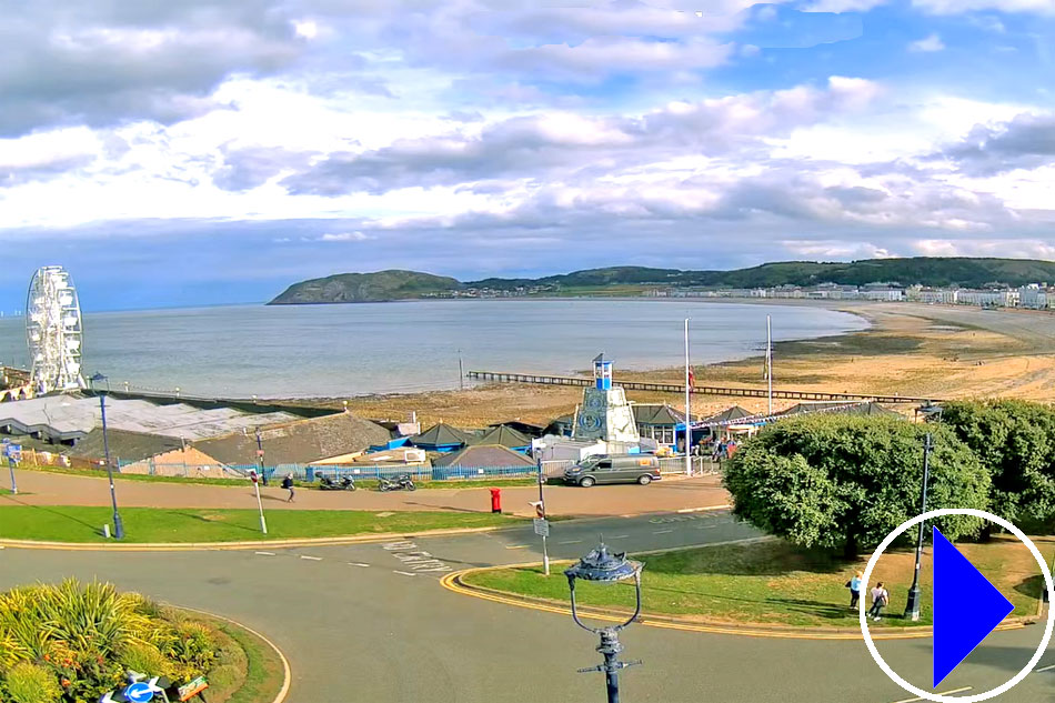Live Streaming Beach cam Llandudno Beach Clwyd Wales