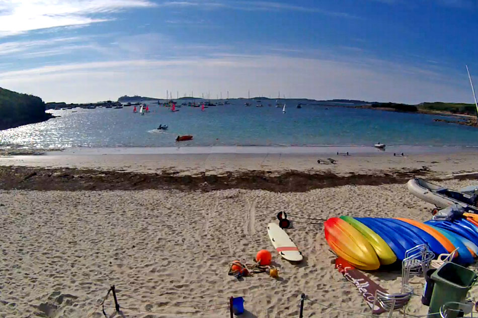 beach at porthmellon                            
                           
