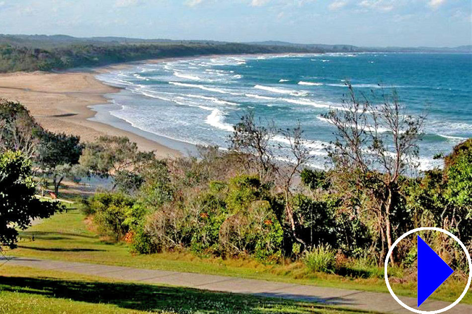 rainbow beach in new south wales