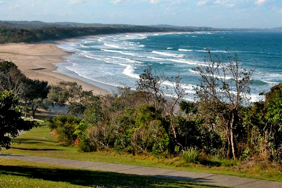 rainbow beach in new south wales