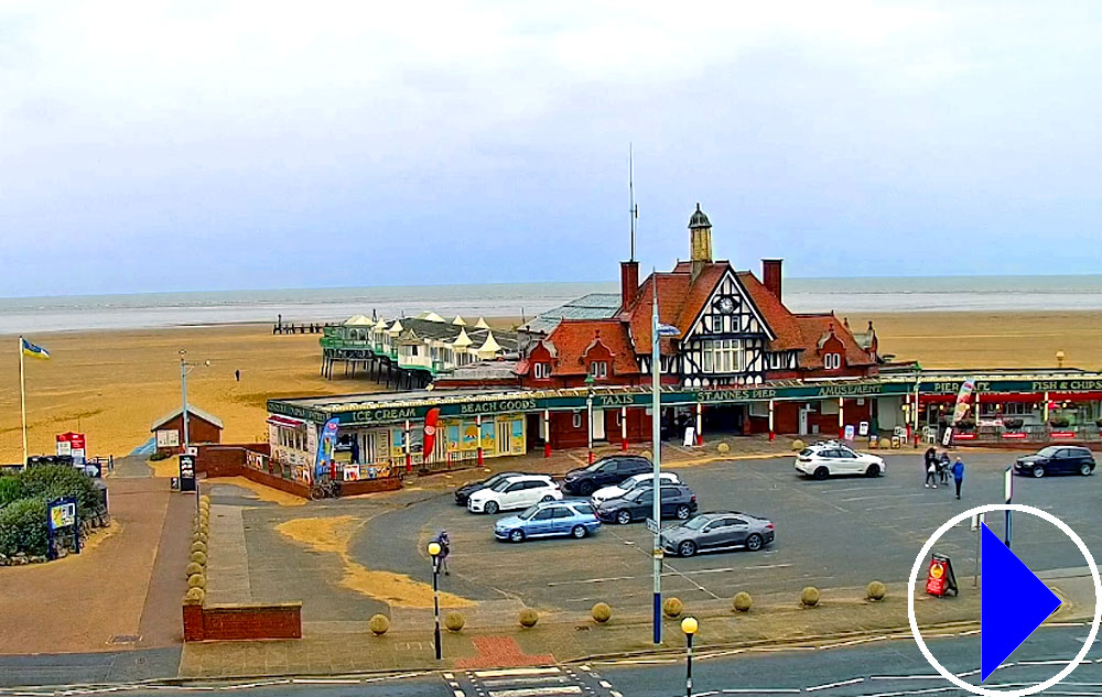 st annes beach in lancashire