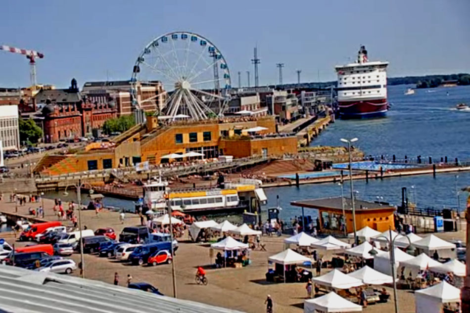  view of south harbour in helsinki