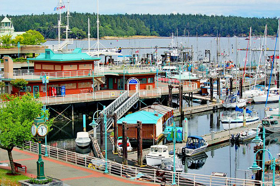 view of nanaimo harbour