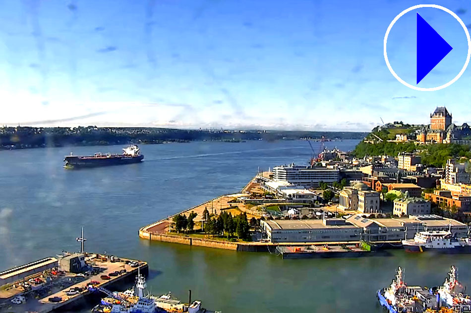 quebec city cruise port webcam