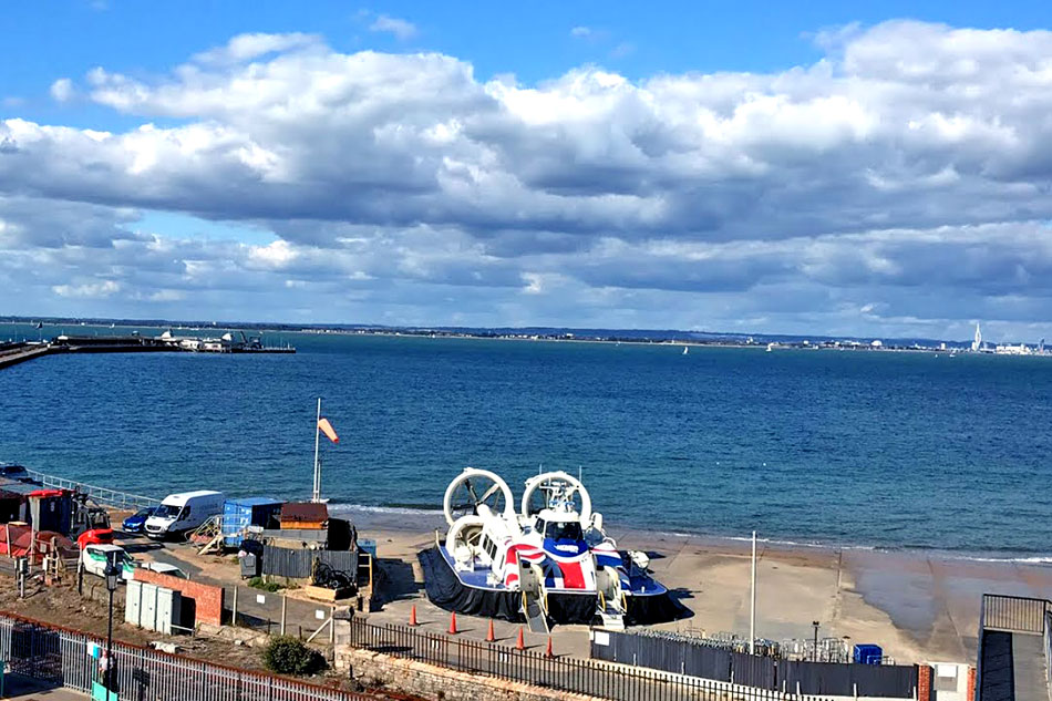  view of the solent from ryde