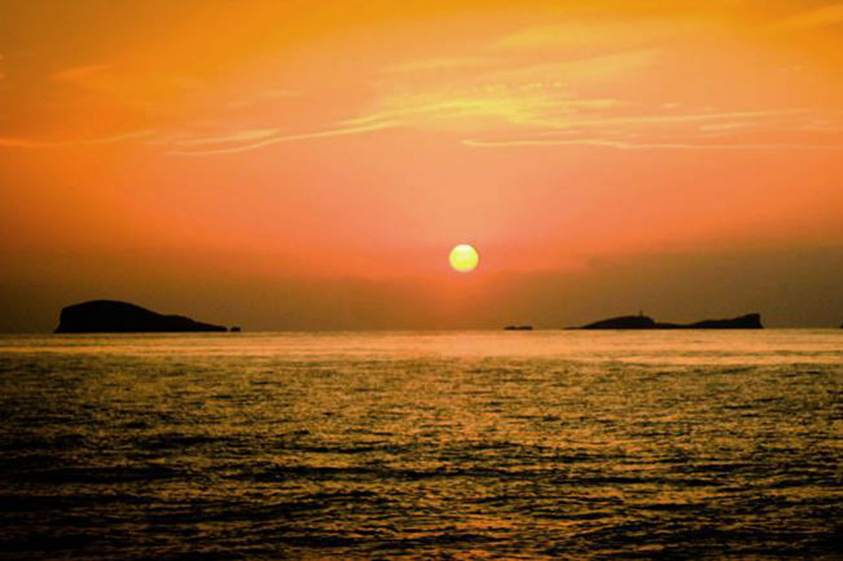 sunset in ibiza                            
 