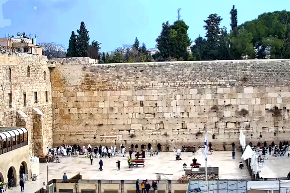 western wall in jerusalem                            

