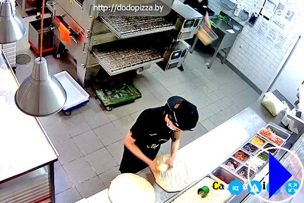 pizza making
