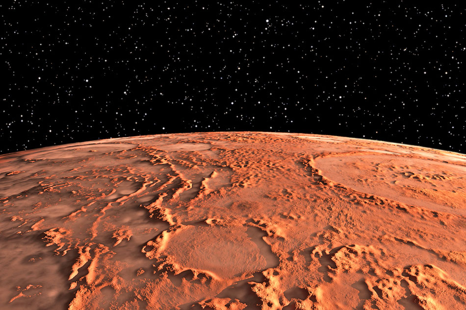 view of mars                            
                            
 