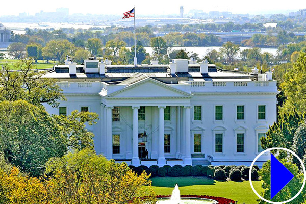 view of the white house