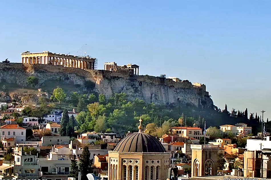 view of the acropolis                            
