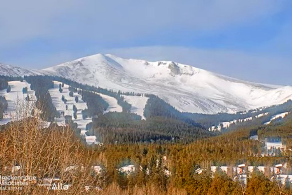 view of breckenridge mountain 