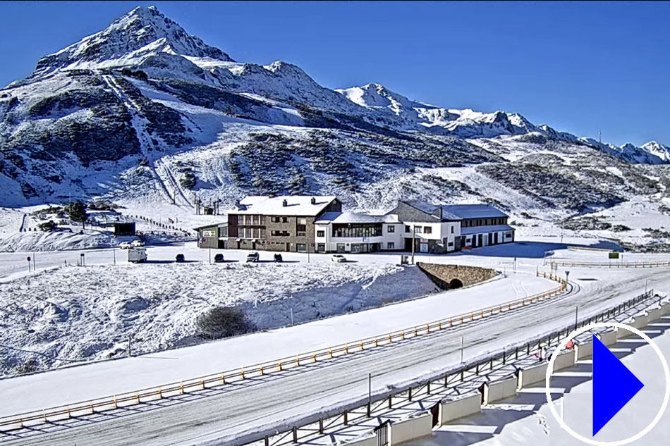 san isidro ski station in leon spain