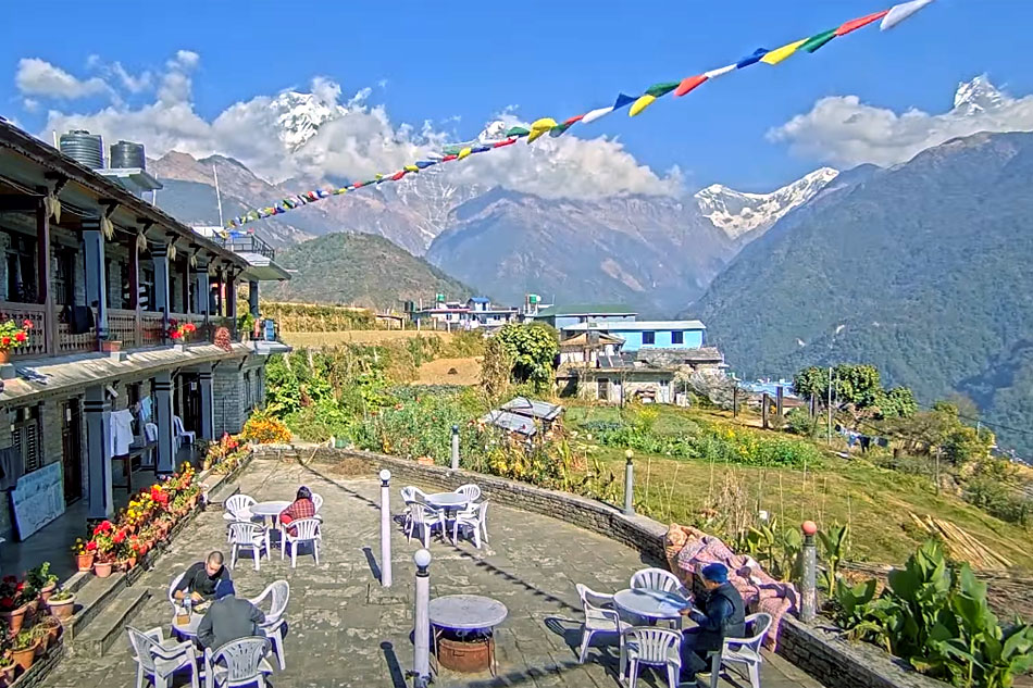 hotel milan in ghandruk in nepal