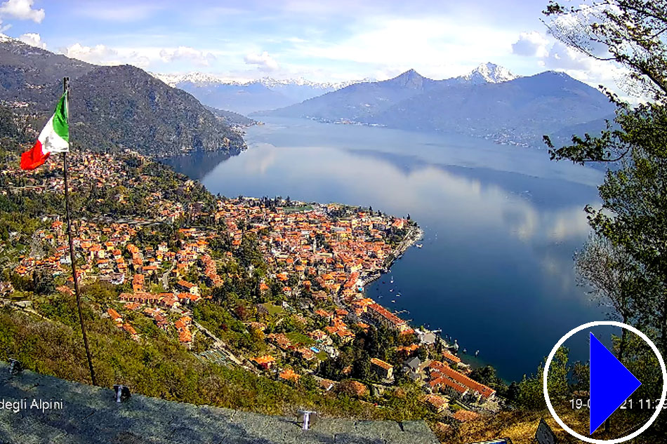 view of lake como