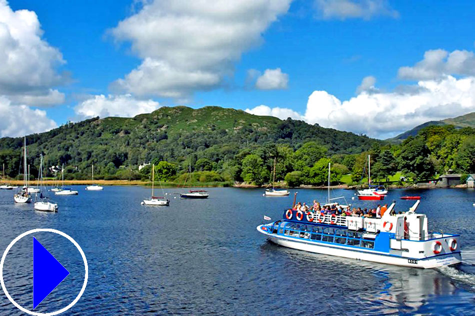 ferry on lake windermere