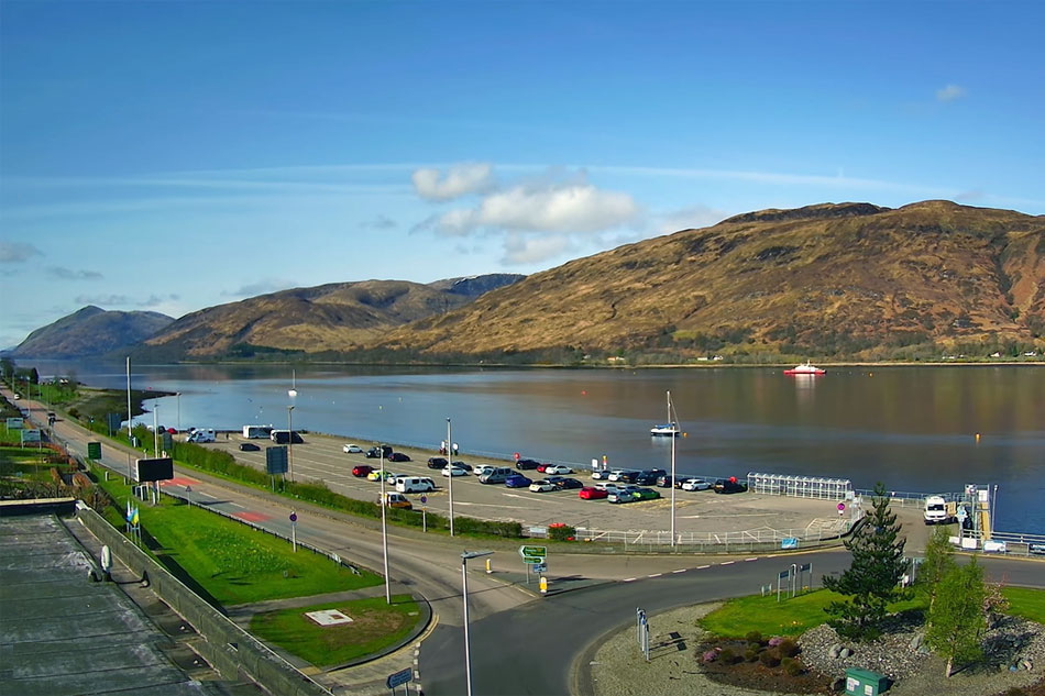 view of loch linnhe at fort william                            
