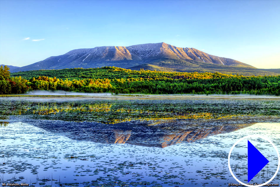 view of mount katahdin