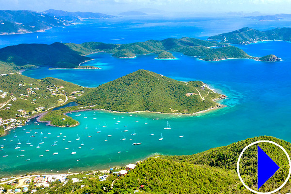 view from picture point on st John