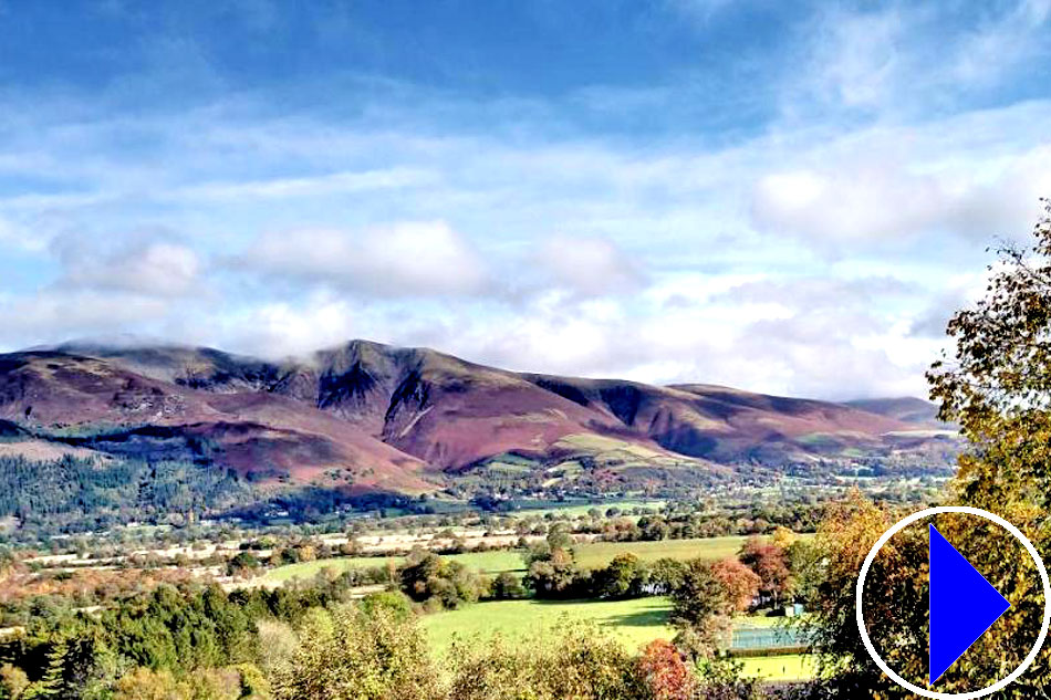 scenery around braithwaite in cumbria
