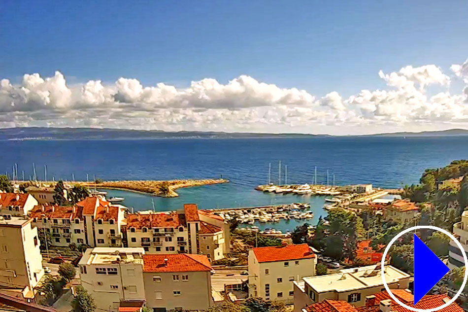 view from split in croatia