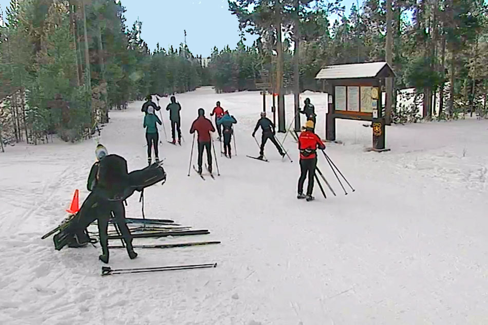 ski trail webcam