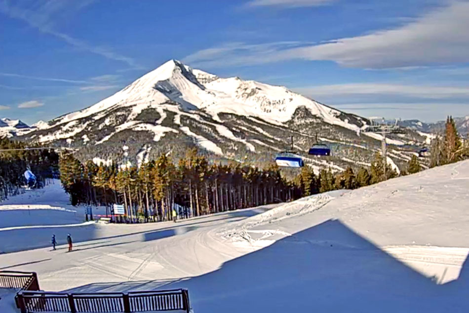 Skiing in montana