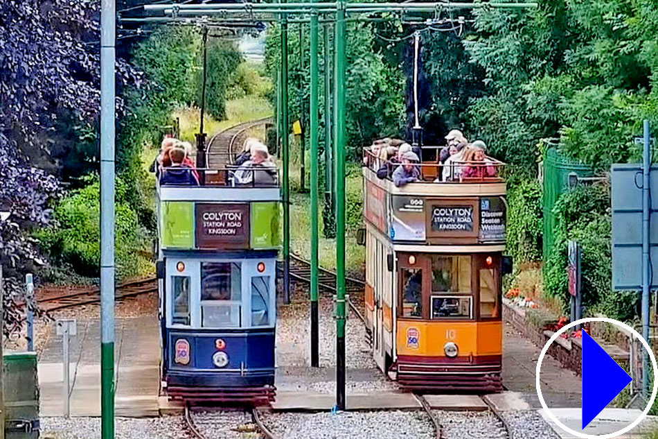 colyford station at seaton tramway