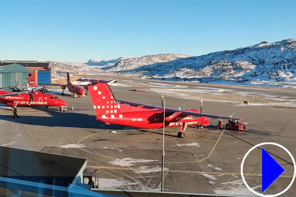 red coloured sea plane