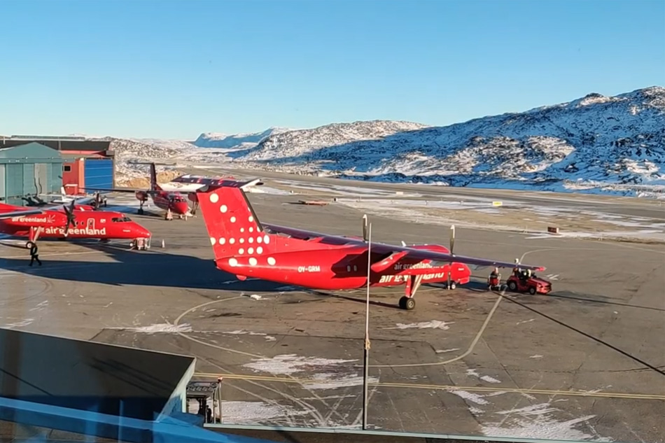 llulissat airport in greenland