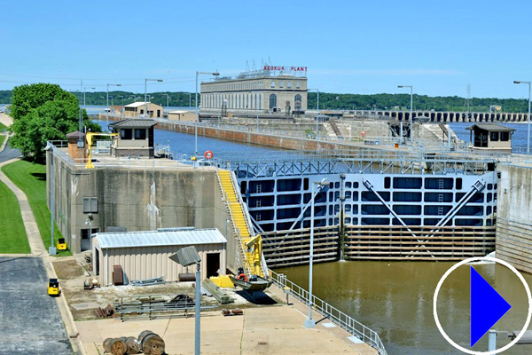 mississippi river lock