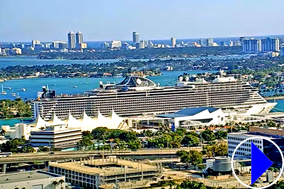 miami cruise ship port webcam