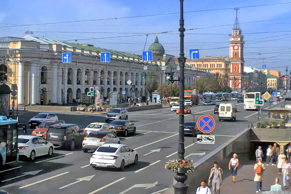 traffic in St. Petersburg 