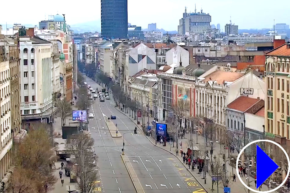 view of belgrade in serbia