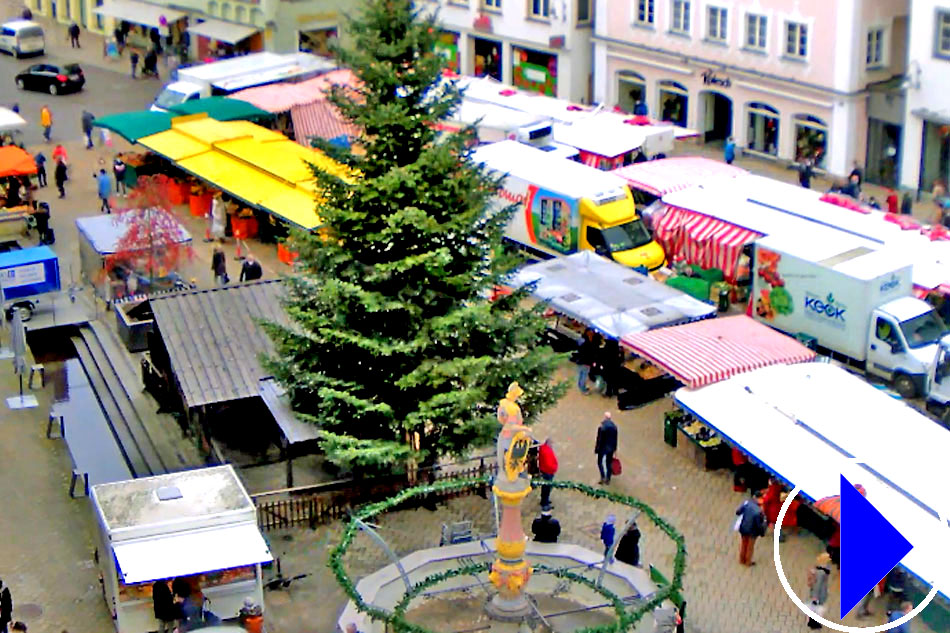 market square in biberach