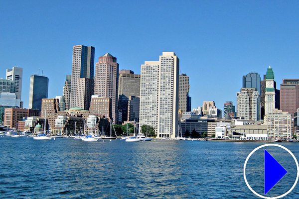 view of boston harbour