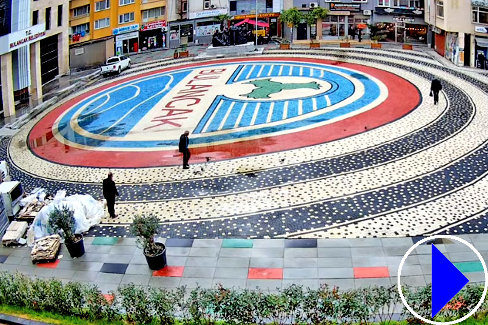 bulancak town square in turkey