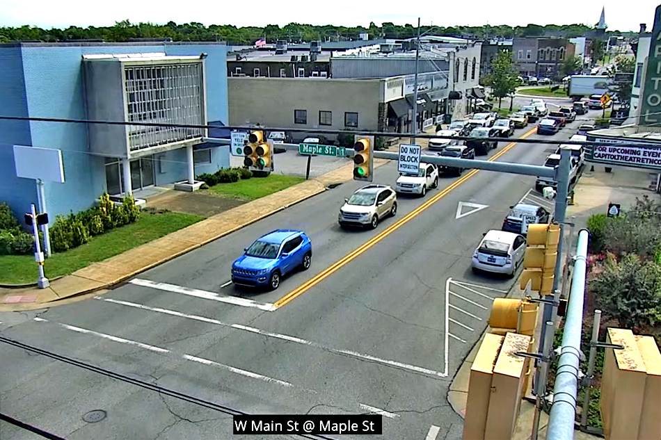 view of the city of lebanon in tennessee                            
