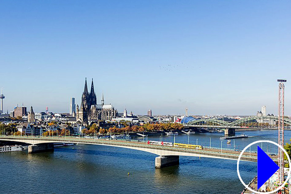 view of cologne in germany